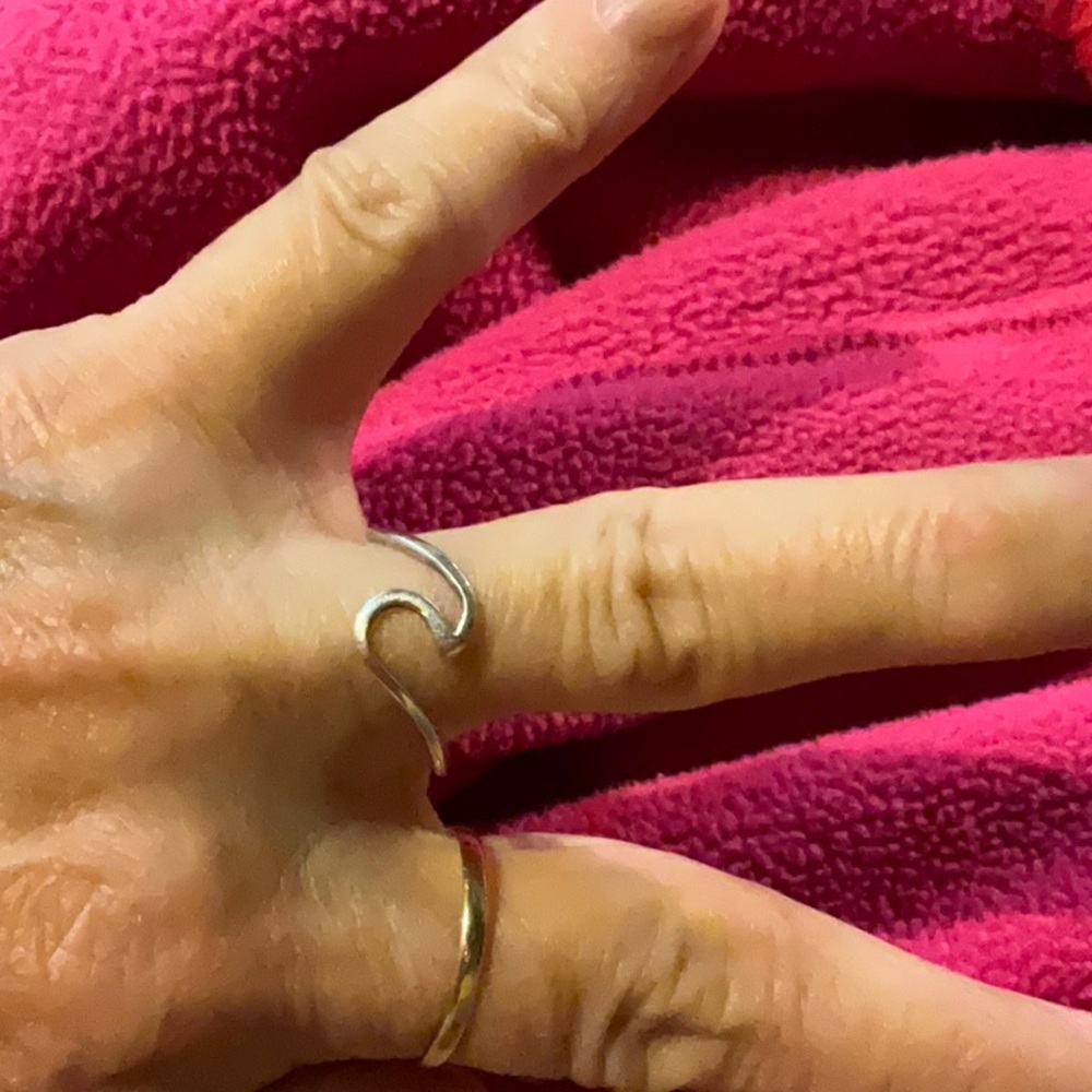 Sterling Wave Ring - image 2